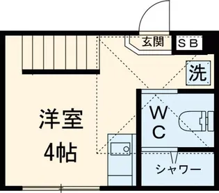 ハーモニーテラス南小岩III【1階】の間取り