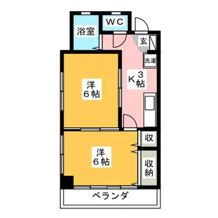 K.IモトスミII【1階】の間取り