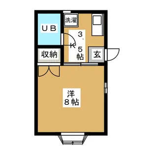 ヒルズ白楽【2階】の間取り