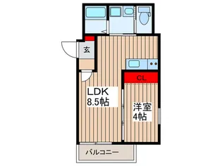 ルナマーレ七里【2階】の間取り