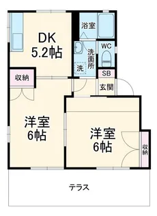 セピアコートA【1階】の間取り