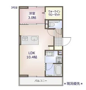 korallion oct /コラリオン オクト【3階】の間取り