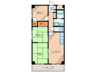 ロイヤル武庫之荘 2番館【4階】の間取り