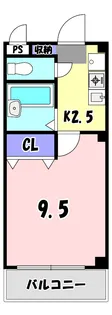 ファミーユよもぎB棟【1階】の間取り