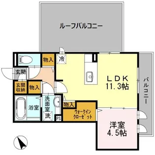 CASA さくら坂【3階】の間取り