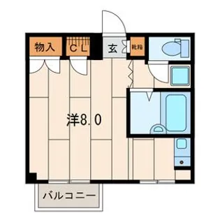 カメリアハイム【1階】の間取り
