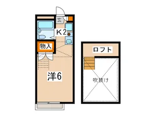 グランセ枡形B【1階】の間取り