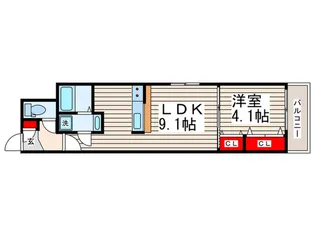 COLZA KII【7階】の間取り