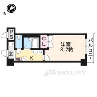 クレスト草津【9階】の間取り