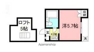 VIVAHOUSE弦巻【2階】の間取り