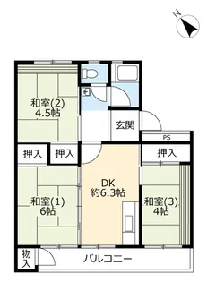 UR新座【1階】の間取り