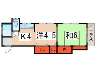 GREEN OASIS【1階】の間取り