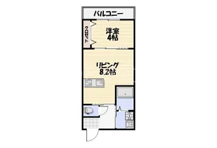 Lyk貝塚【2階】の間取り