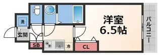 スワンズシティ大阪エスクレア【9階】の間取り
