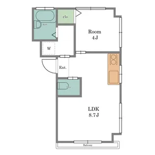間宮ビル【2階】の間取り