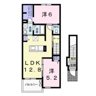 イリーデ ディーオ カーサ (高崎市吉井町池)【2階】の間取り