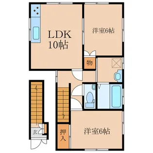 MMコーポ【2階】の間取り