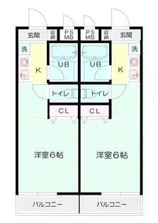 グリーンハウス【2階】の間取り