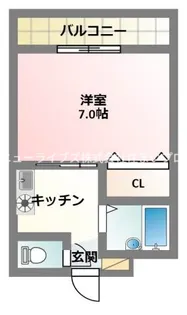 ウィスコM大和田【3階】の間取り