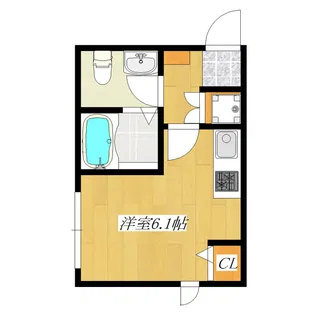 COCOCUBE AKABANE【2階】の間取り
