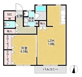 アイルヴィラッジ【2階】の間取り