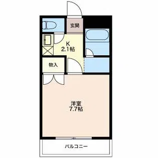 エステート島【1階】の間取り
