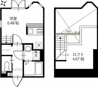 ハーミットクラブハウスPAGURO【1階】の間取り