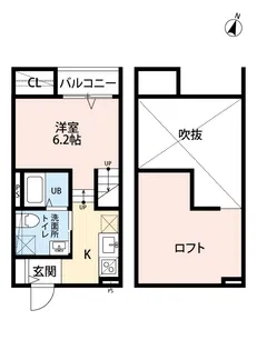 プリムローズ吉塚【1階】の間取り