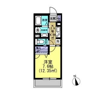 プレミアスK【1階】の間取り