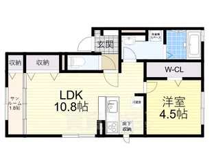 GRANDEL【1階】の間取り