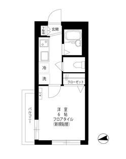 テンダー下北沢【2階】の間取り