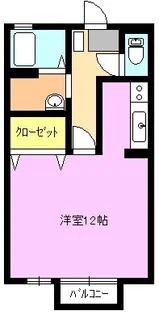 セジュール見和【1階】の間取り