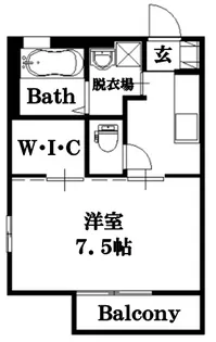 グリーンメゾン八本松 B棟【2階】の間取り