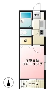 スカイウイング【1階】の間取り