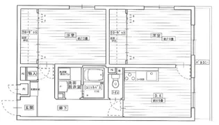 東京都中野区上高田2【マンション】の間取り