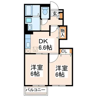 パークハイム大丸G【1階】の間取り