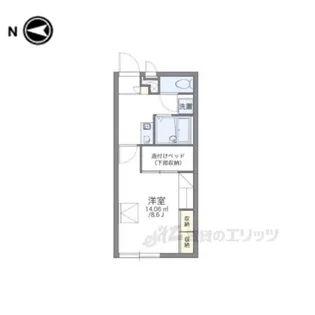 レオパレスグランドゥール【2階】の間取り