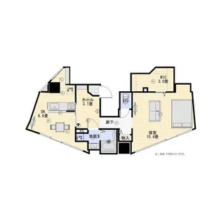 パックス荒畑II【10階】の間取り