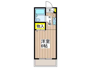 ハイツナリタ【2階】の間取り