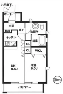 エルパティオ【3階】の間取り