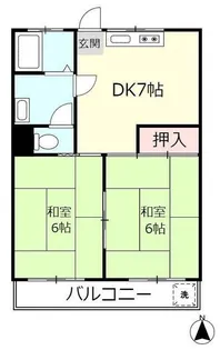 大沢ビル【4階】の間取り