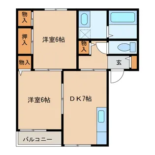 DUO【1階】の間取り