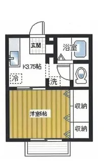 プチプラージュ A【2階】の間取り