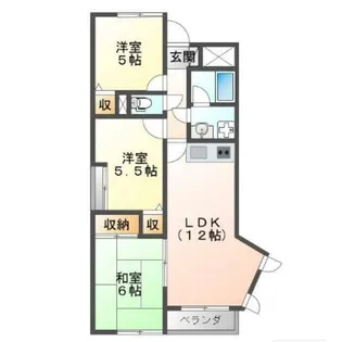 ライオンズマンション高田【11階】の間取り