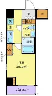 クレヴィスタ蒲田【8階】の間取り