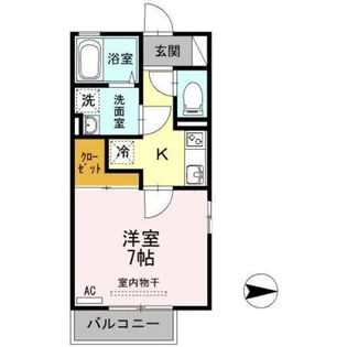 ヴィラ・コート大立【2階】の間取り
