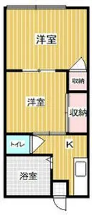 ジョリーコーポ【2階】の間取り