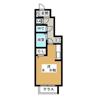 シェリール【1階】の間取り