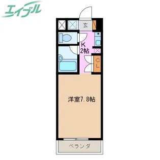 アトモスなばり【1階】の間取り