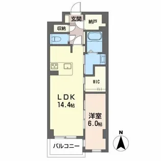 Verde Leaf 菊井【3階】の間取り